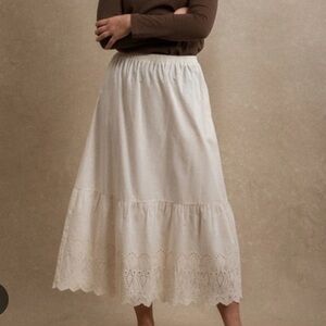 Neuflora Delphi Cream Skirt- NWT